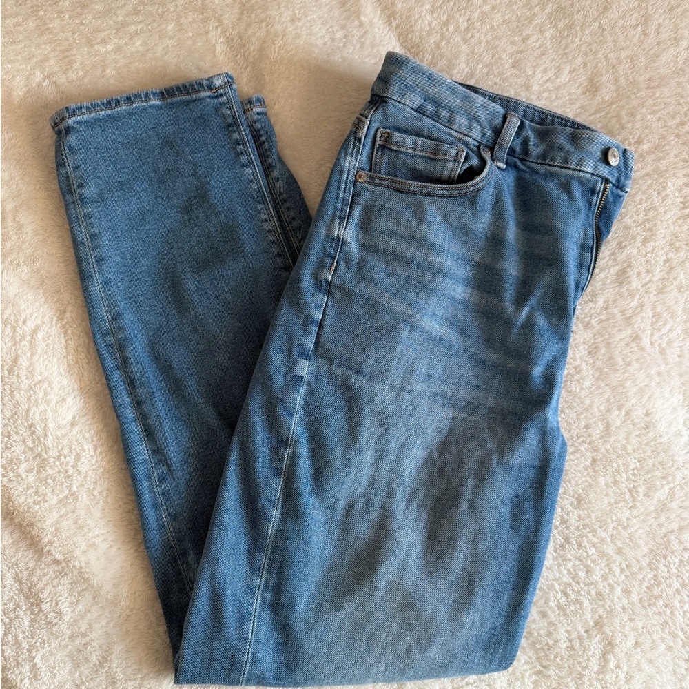 American Eagle Outfitters Classic Blue Straight Leg Jeans